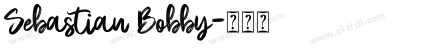 Sebastian Bobby字体转换